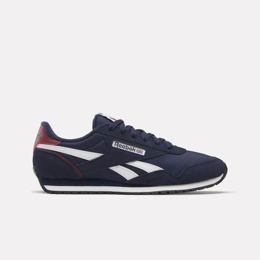 REEBOK FOOTWEAR UNISEX Classic AZ Shoes VECTOR NAVY/CLASSIC BURGUNDY/C