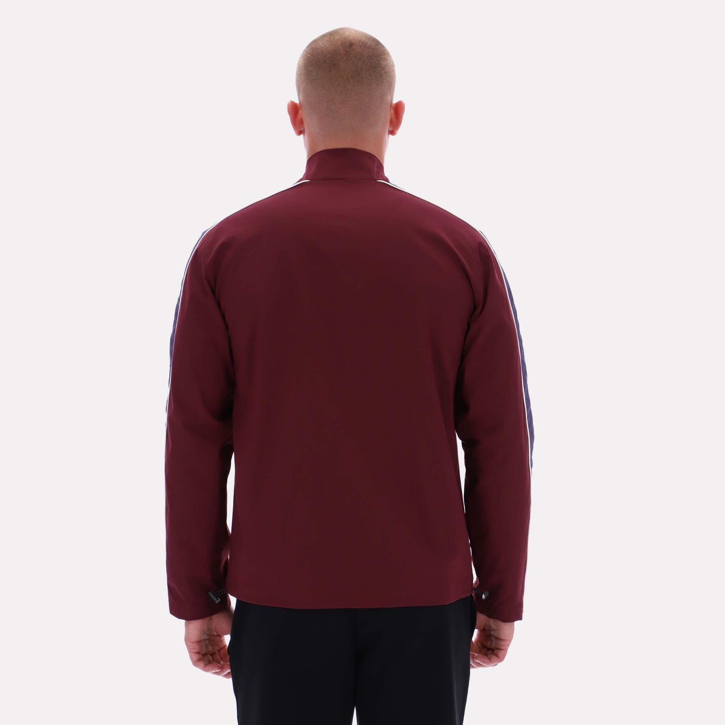 Reebok Apparel Men Heritage Sport Track Jacket BLACK CHERRY