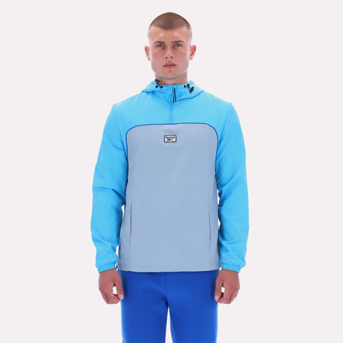 Reebok Apparel Men Heritage Sport Anorak FUTURE CYAN/LEISURE BLUE