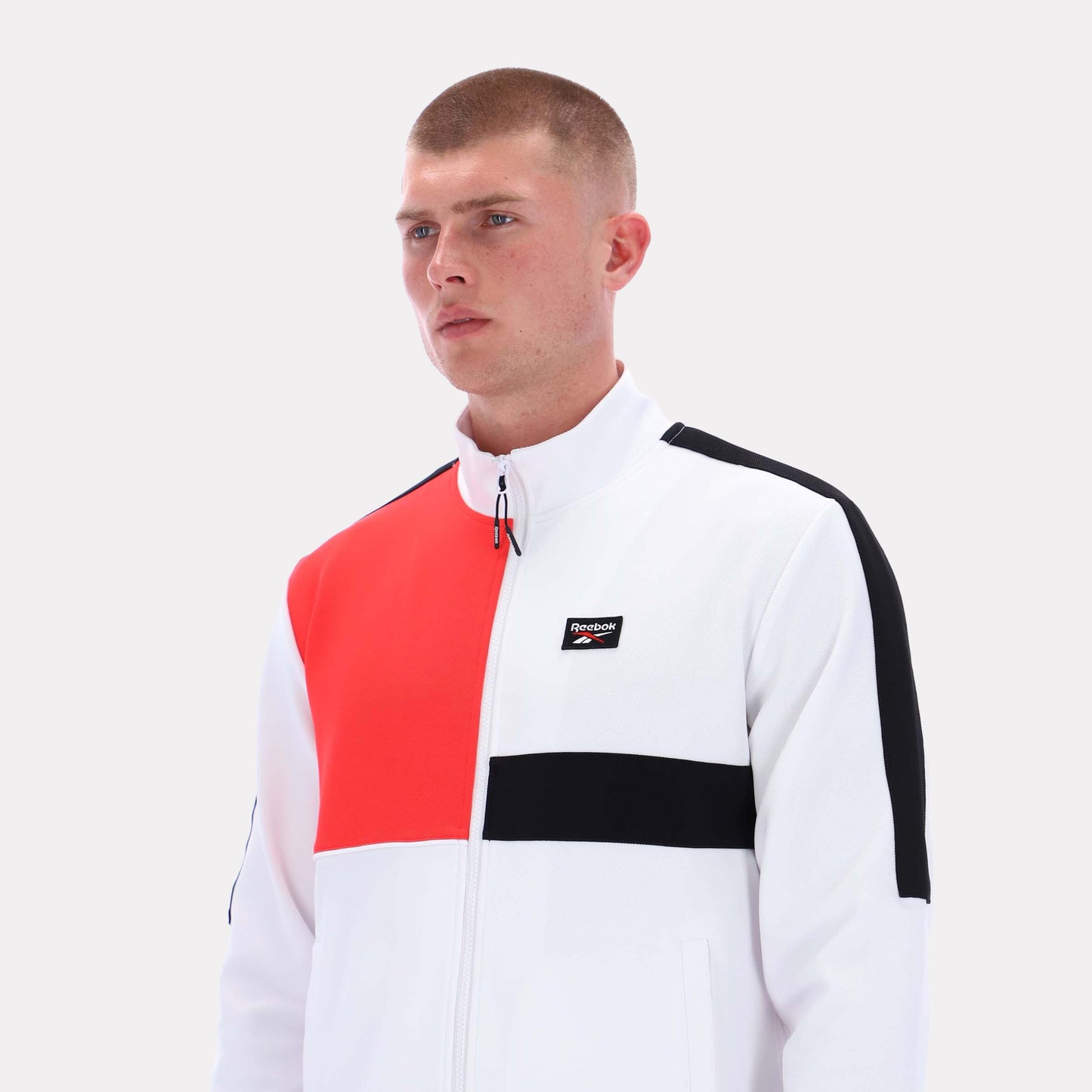 Reebok Apparel Men Classics Energy Track Jacket WHITE