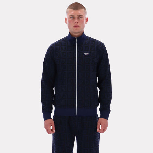 Reebok Apparel Men Reebok Monogram Track Jacket VECTOR NAVY