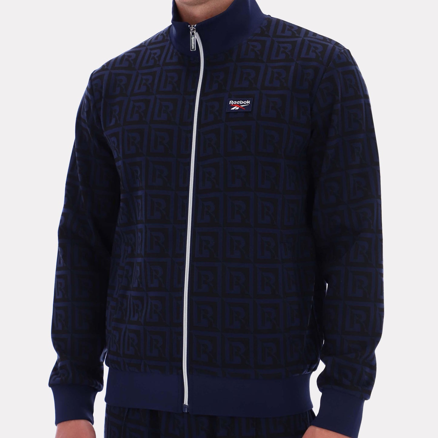 Reebok Apparel Men Reebok Monogram Track Jacket VECTOR NAVY