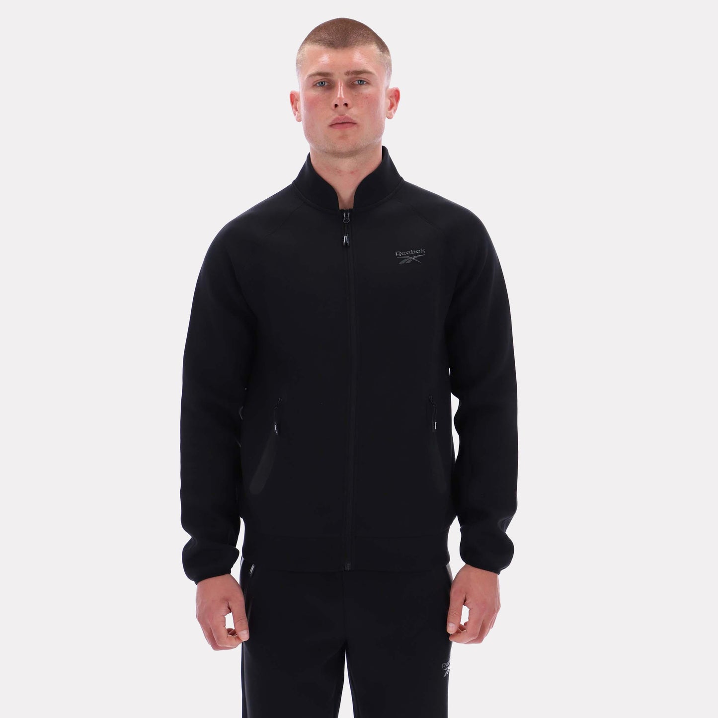 Reebok Apparel Men Performance Scuba Bomber Jacket BLACK