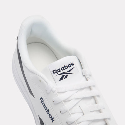 Reebok Footwear Men Prime Grounds Shoes WHITE/VECTOR NAVY