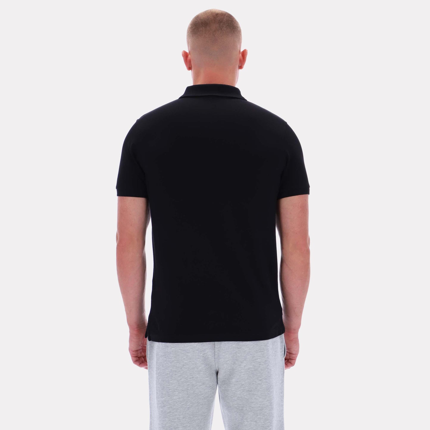 Reebok Apparel Men Classics Embroidered Polo Short Sleeve Shirt BLACK