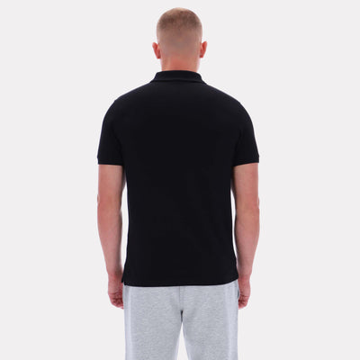 Reebok Apparel Men Classics Embroidered Polo Short Sleeve Shirt BLACK