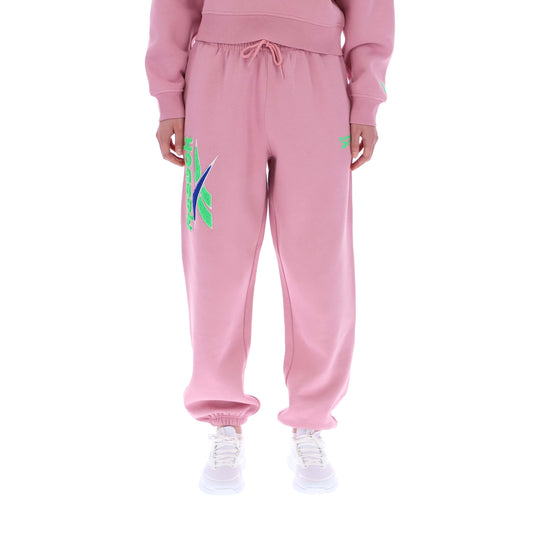 REEBOK APPAREL WOMEN Triple Boucle Big Logo Joggers DUSTY ROSE