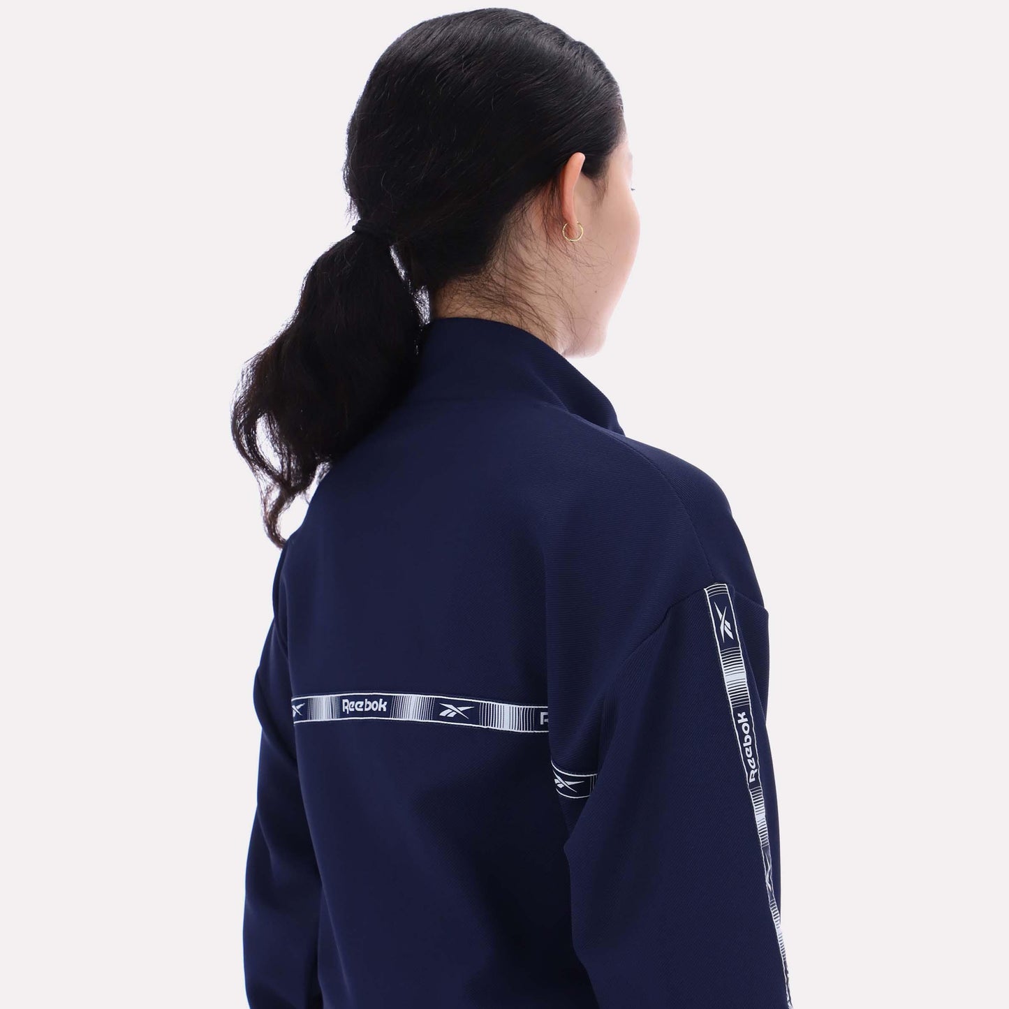 Reebok Apparel Women Cropped Vector Track Jacket VECTOR NAVY