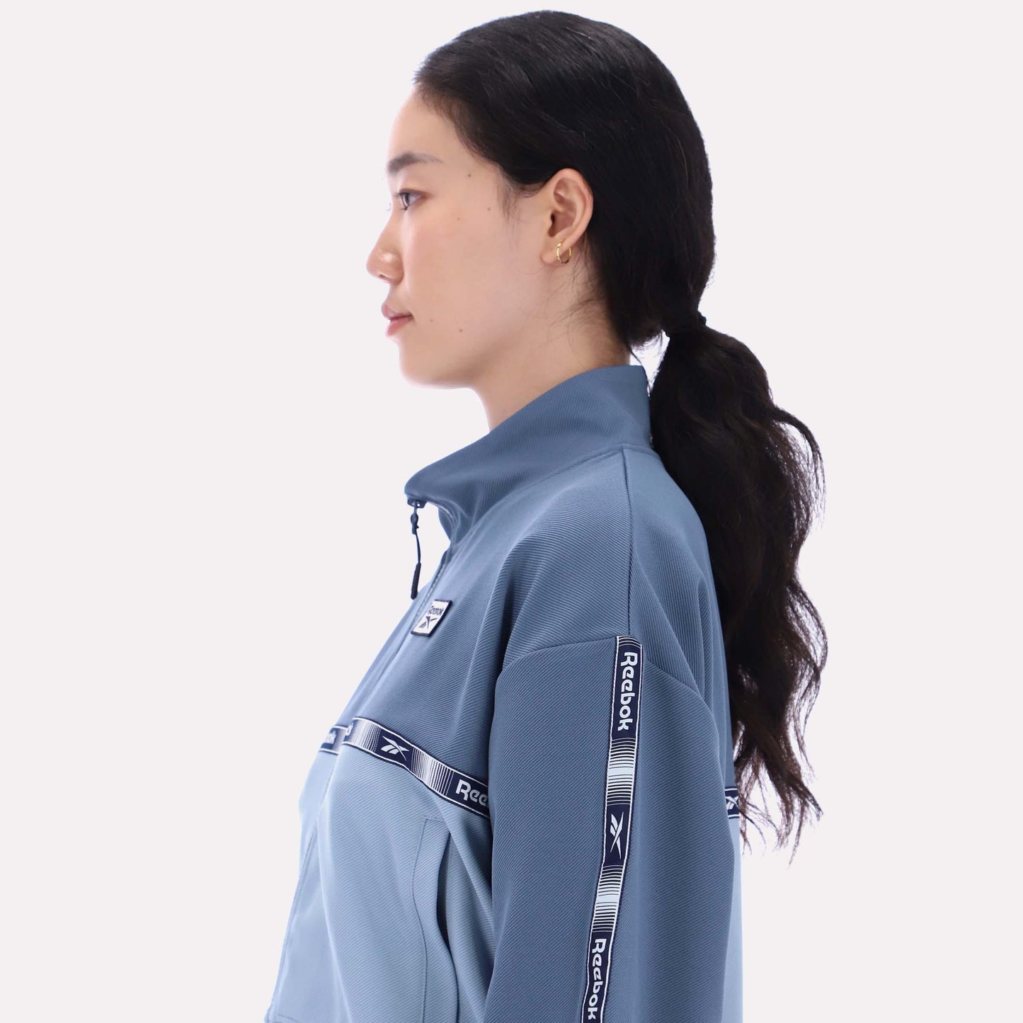 Reebok Apparel Women Cropped Vector Track Jacket LEISURE BLUE/SHADOW