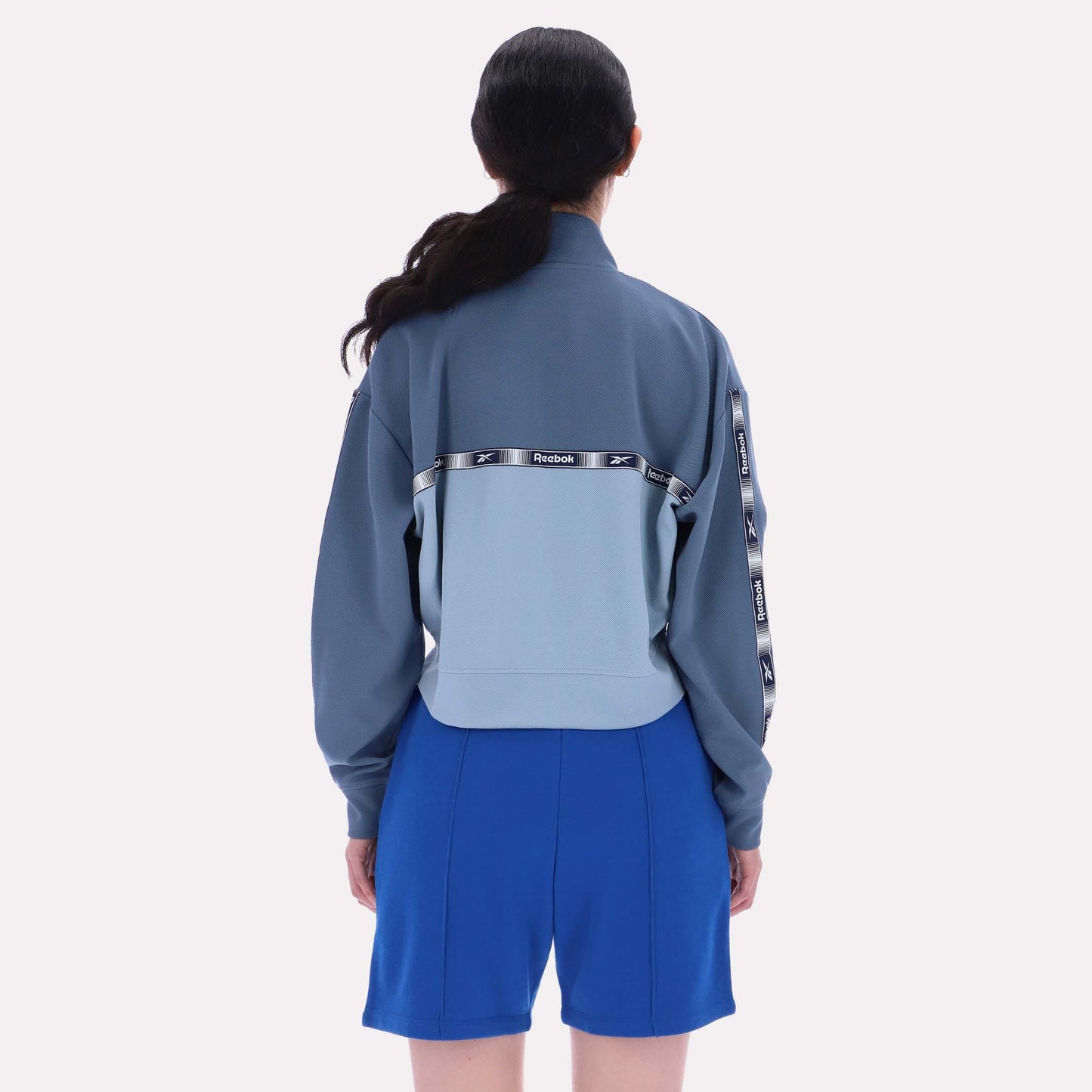 Reebok Apparel Women Cropped Vector Track Jacket LEISURE BLUE/SHADOW