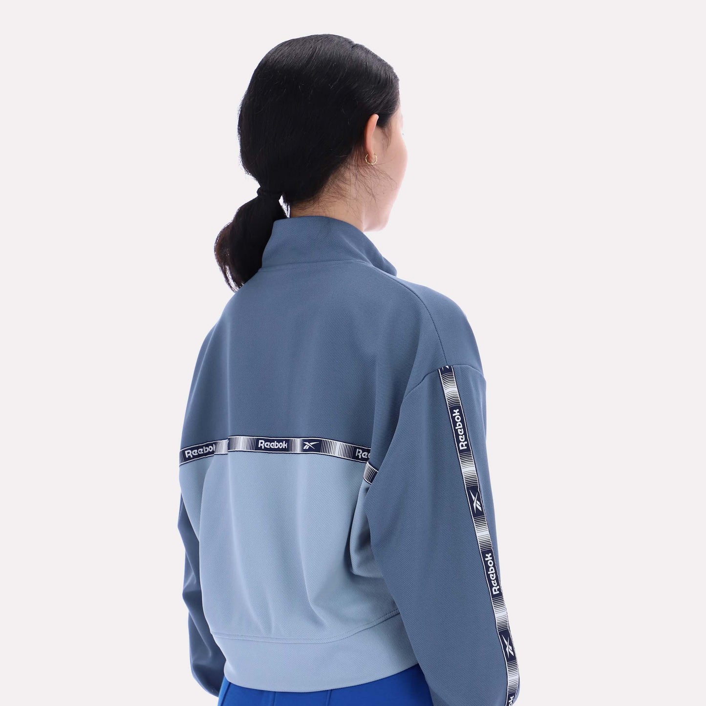 Reebok Apparel Women Cropped Vector Track Jacket LEISURE BLUE/SHADOW