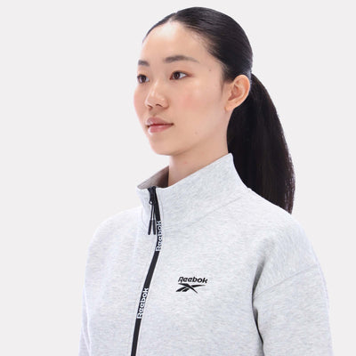 Reebok Apparel Women Scuba Track Jacket SILVER MARL