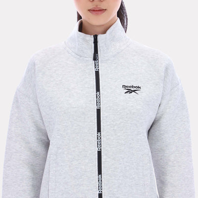 Reebok Apparel Women Scuba Track Jacket SILVER MARL