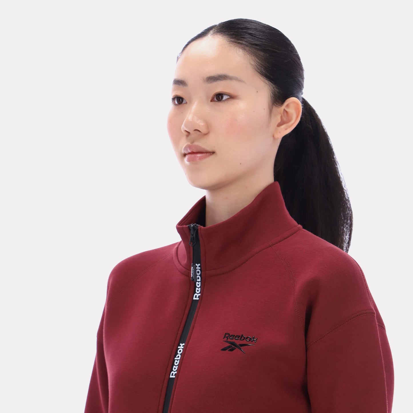 Reebok Apparel Women Scuba Track Jacket CLASSIC BURGUNDY