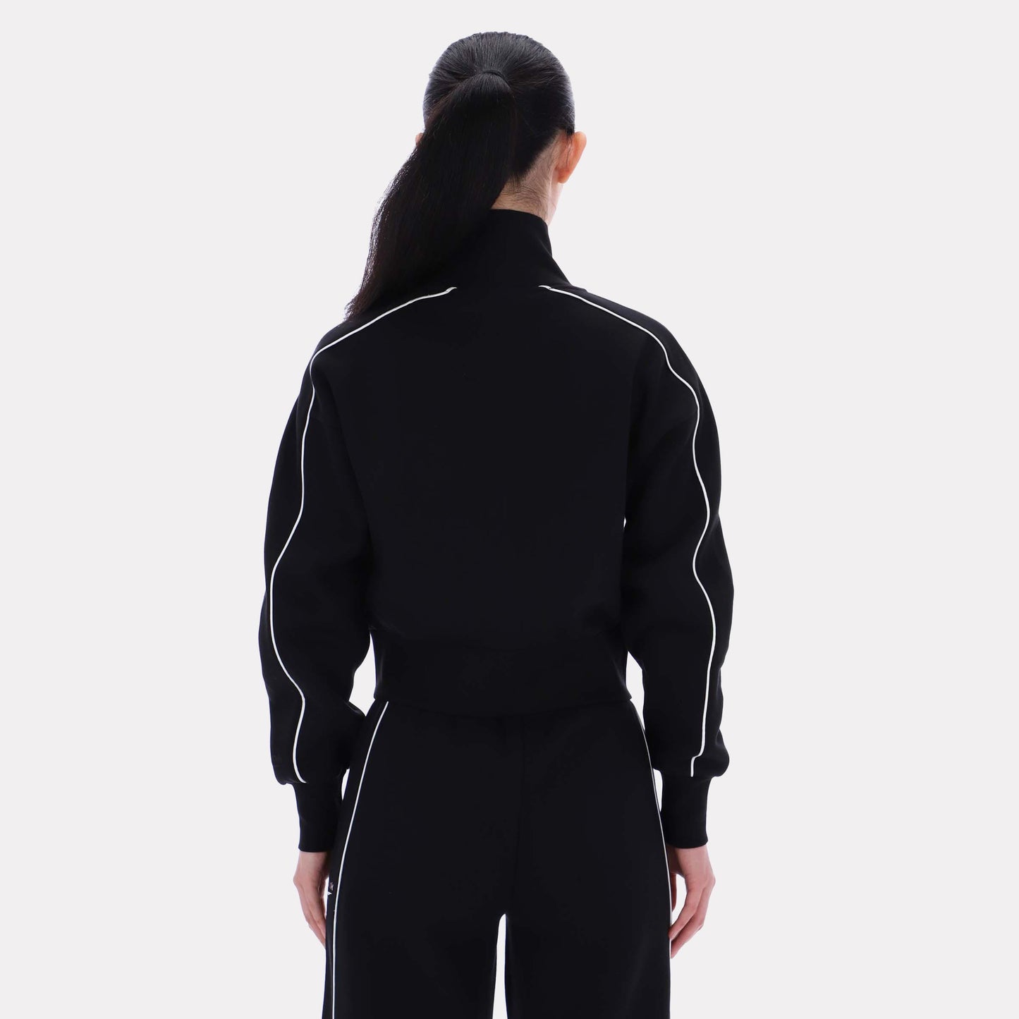Reebok Apparel Women Off-Duty Cropped Jacket BLACK