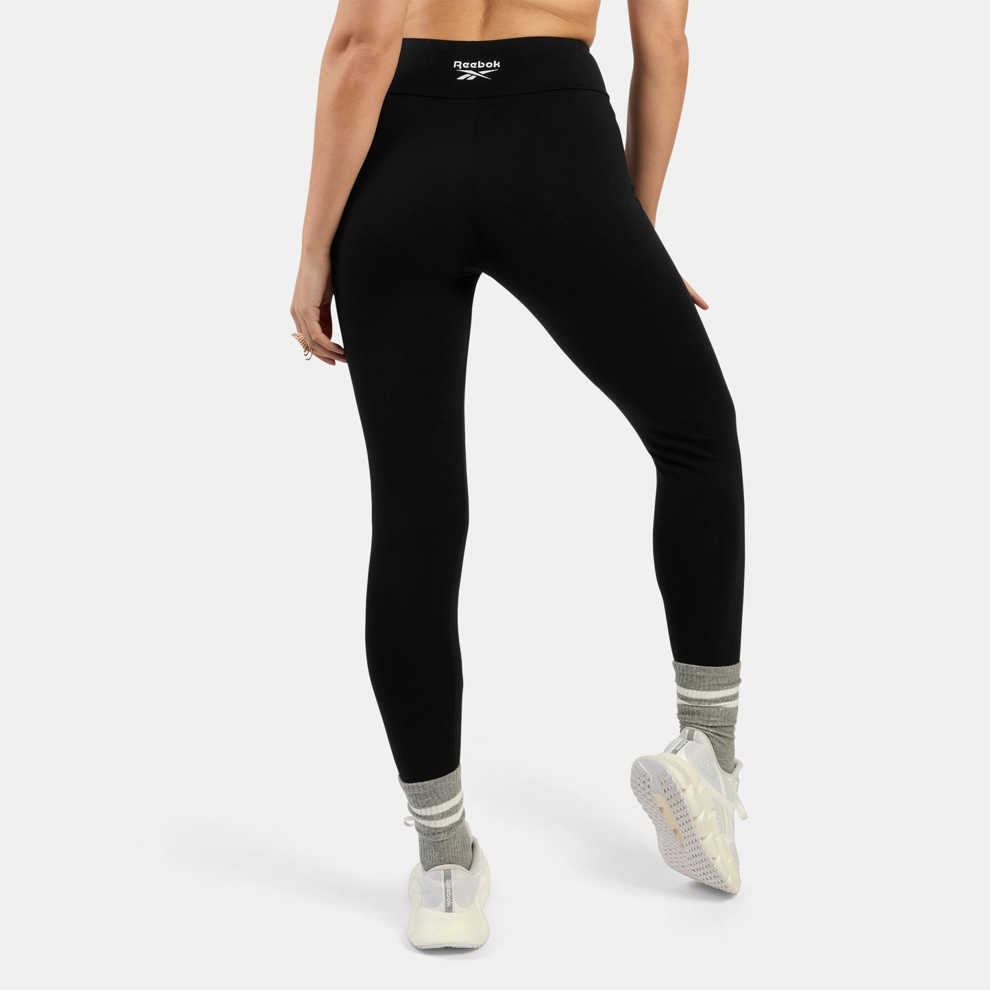 REEBOK APPAREL WOMEN Small Logo Leggings BLACK