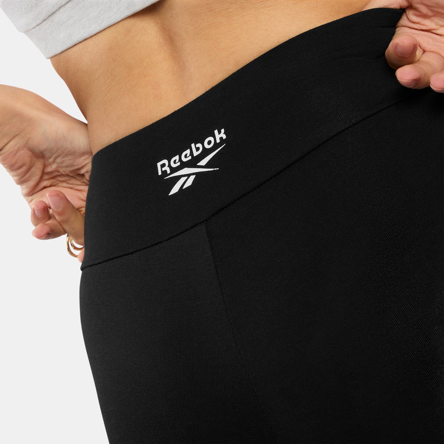 REEBOK APPAREL WOMEN Small Logo Leggings BLACK
