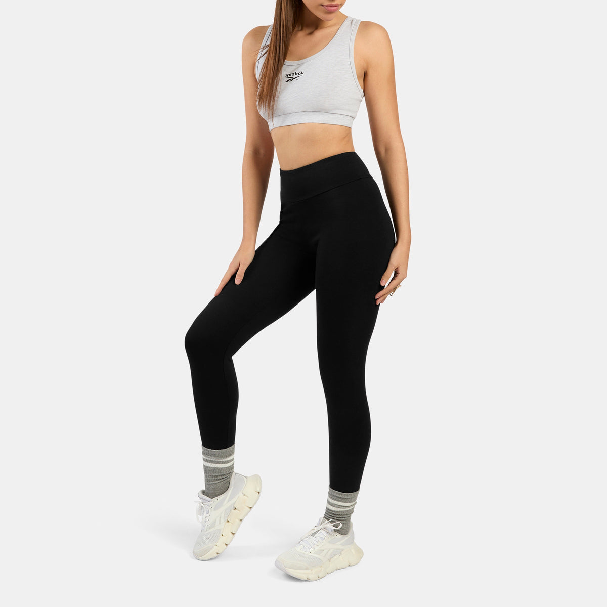 REEBOK APPAREL WOMEN Small Logo Leggings BLACK