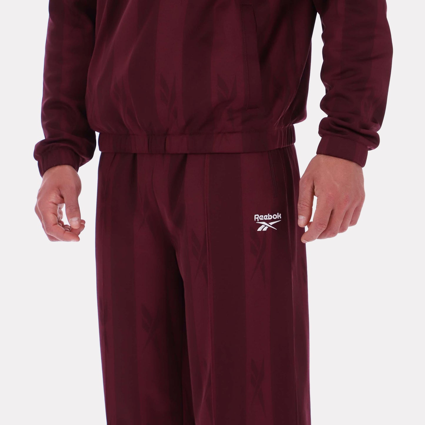 Reebok Apparel Men Retro Track Joggers BLACK CHERRY