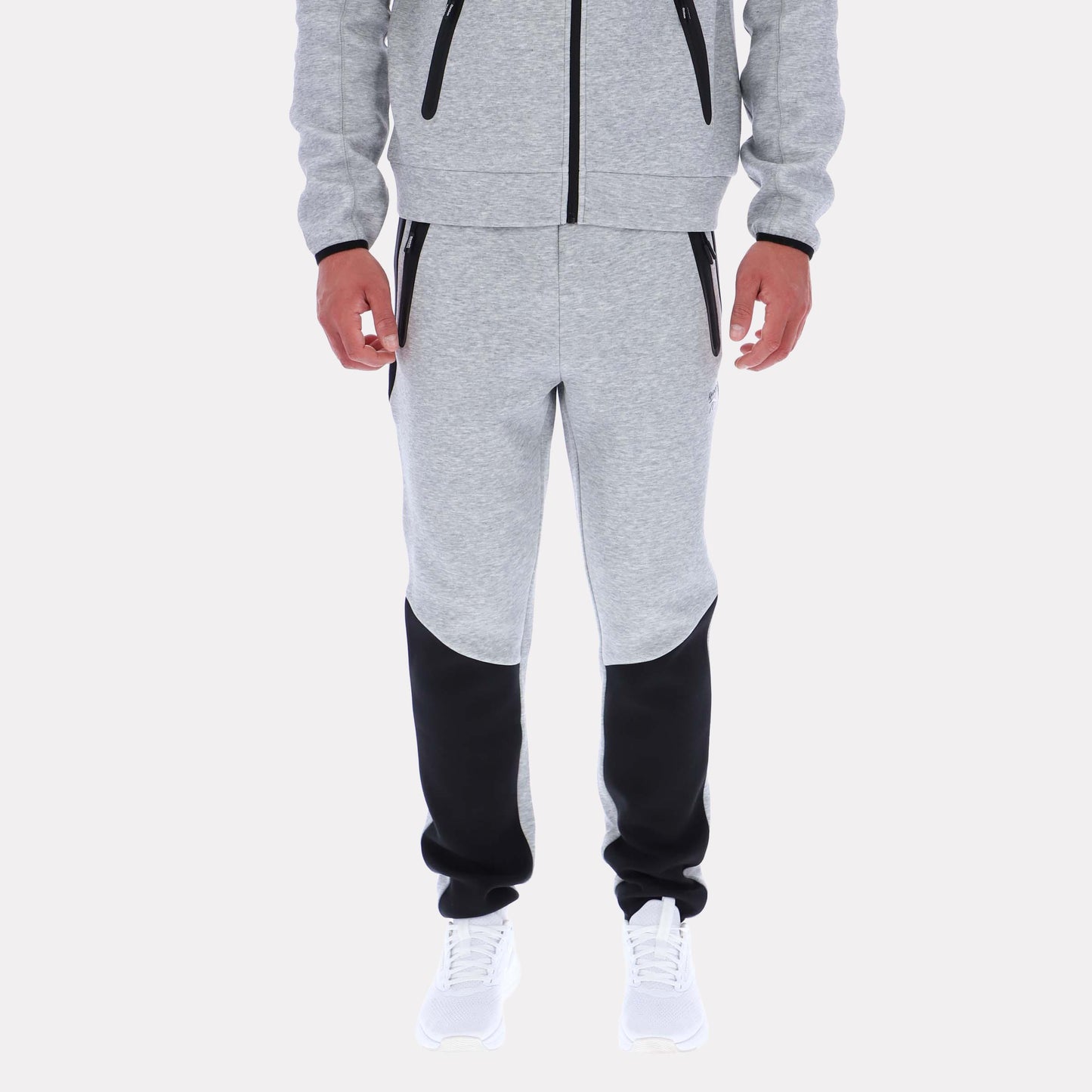 Reebok Apparel Men Studio Structure Joggers GREY MARL/BLACK