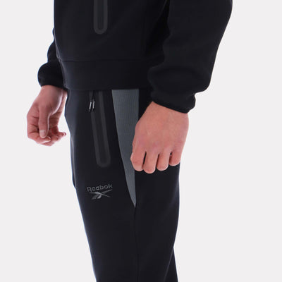 Reebok Apparel Men Studio Structure Joggers BLACK/GREY 5