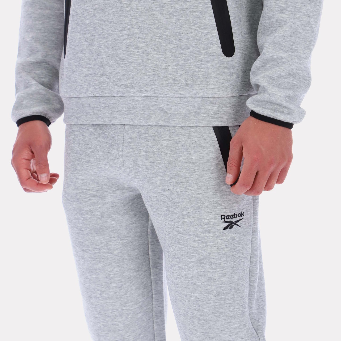 Reebok Apparel Men Performance Joggers GREY MARL