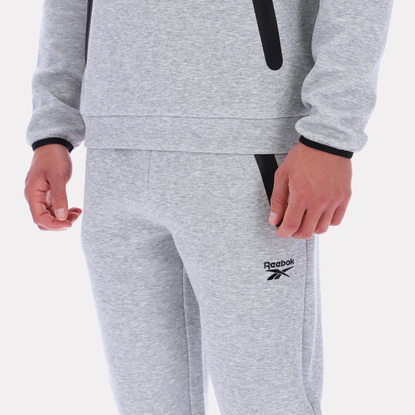 Reebok Apparel Men Performance Joggers GREY MARL
