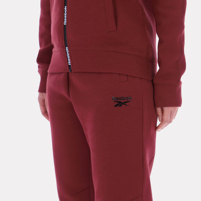 Reebok Apparel Women Everyday Scuba Slim Joggers CLASSIC BURGUNDY