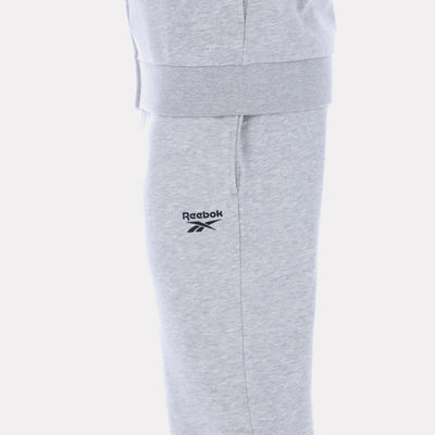 Reebok Apparel Men Laidback Fleece Pants LIGHT GREY MARL