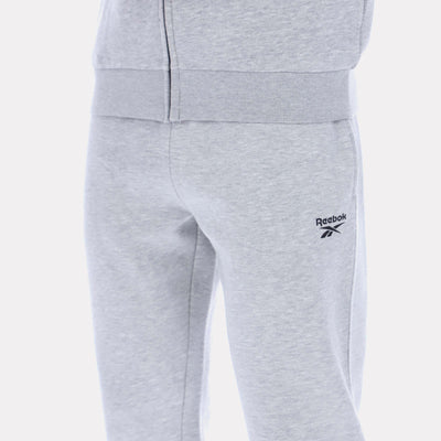 Reebok Apparel Men Laidback Fleece Pants LIGHT GREY MARL