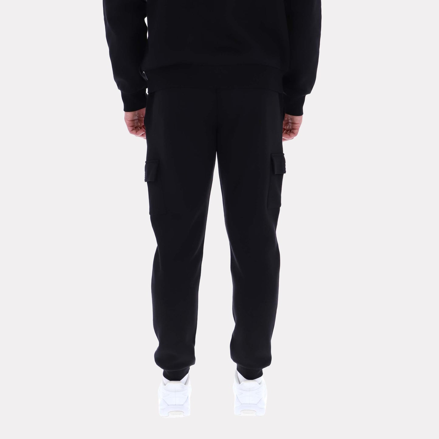 Reebok Apparel Men Reebok Cargo Pocket Cuffed Pants BLACK