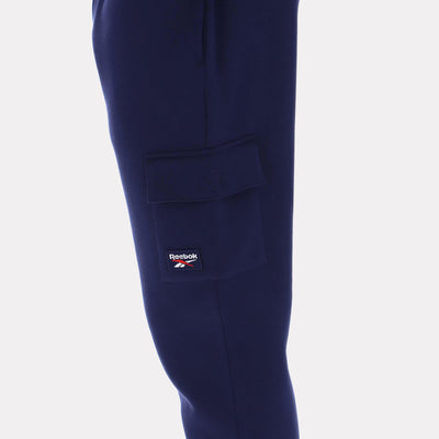Reebok Apparel Men Reebok Cargo Pocket Cuffed Pants VECTOR NAVY