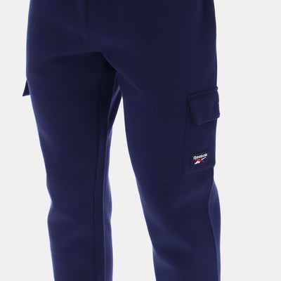 Reebok Apparel Men Reebok Cargo Pocket Cuffed Pants VECTOR NAVY