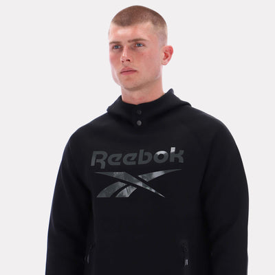 Reebok Apparel Men Studio Structure Hoodie BLACK