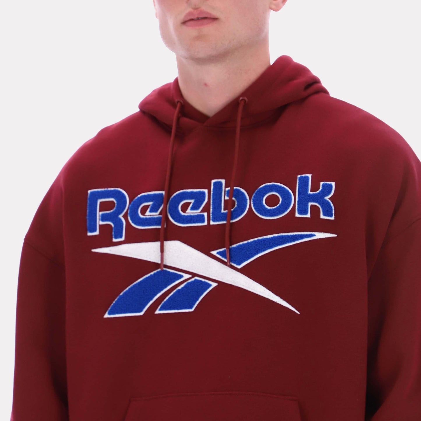 Reebok Apparel Men Reebok Varsity Graphic Hoodie CLASSIC BURGUNDY