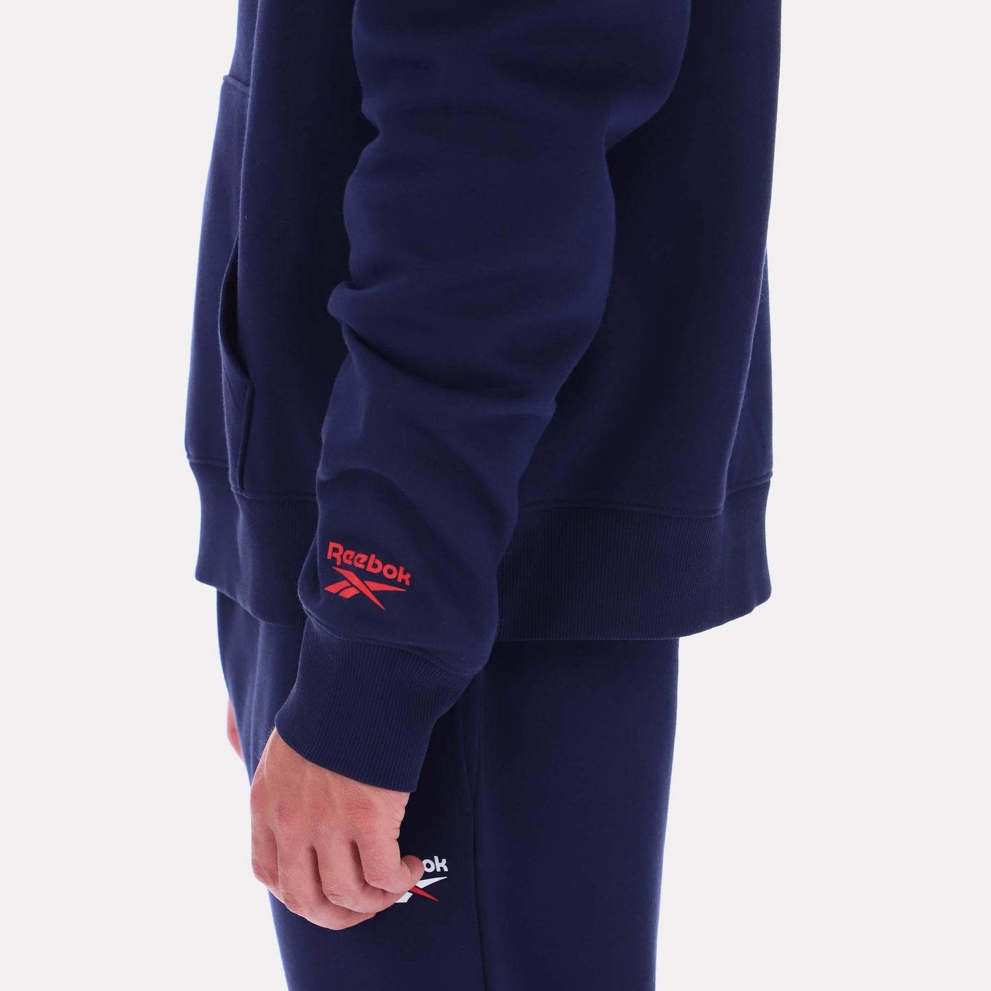 Reebok Apparel Men Reebok Varsity Graphic Hoodie VECTOR NAVY