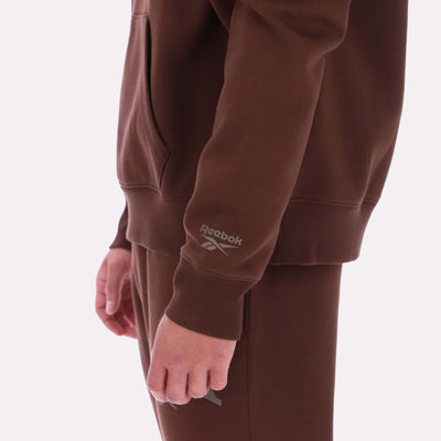 Reebok Apparel Men Varsity Hoodie CAMPUS BROWN