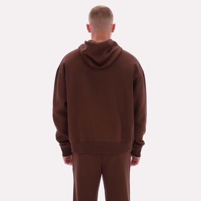 Reebok Apparel Men Varsity Hoodie CAMPUS BROWN