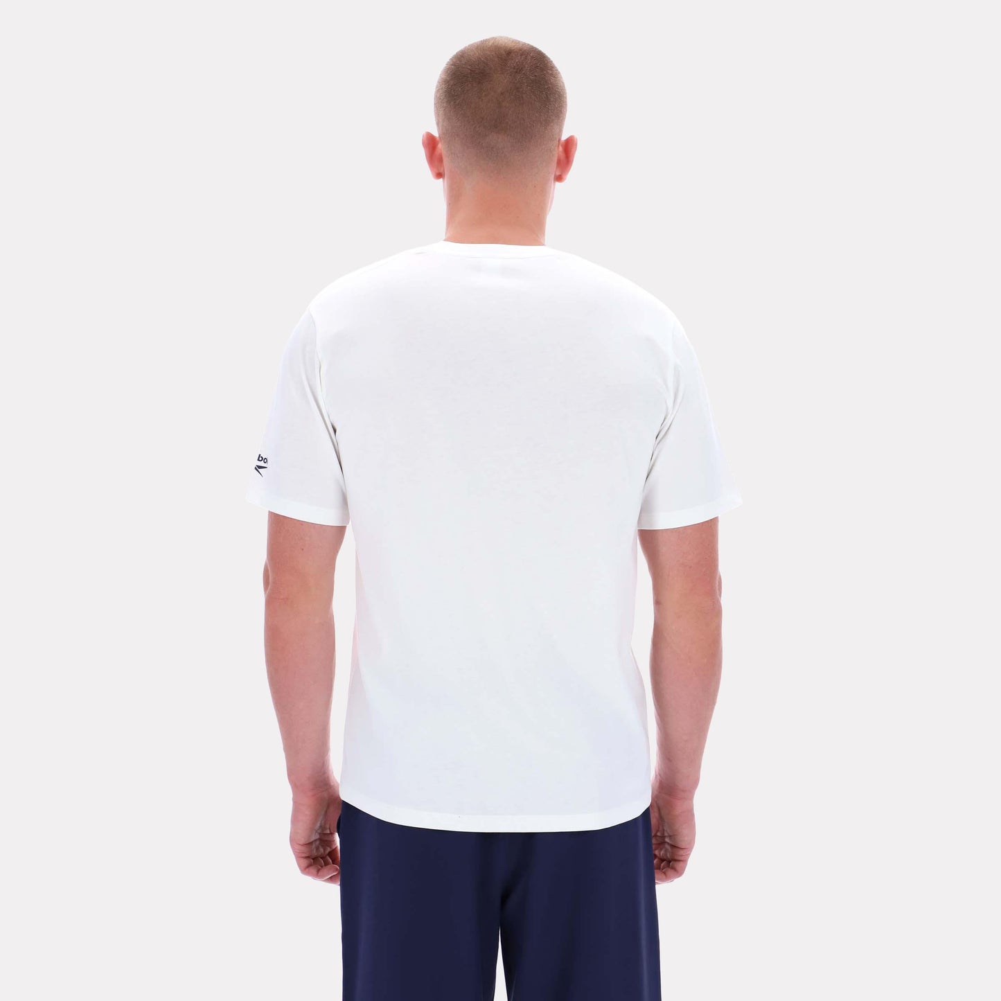 Reebok Apparel Men Reebok Illusion Logo T-Shirt WHITE