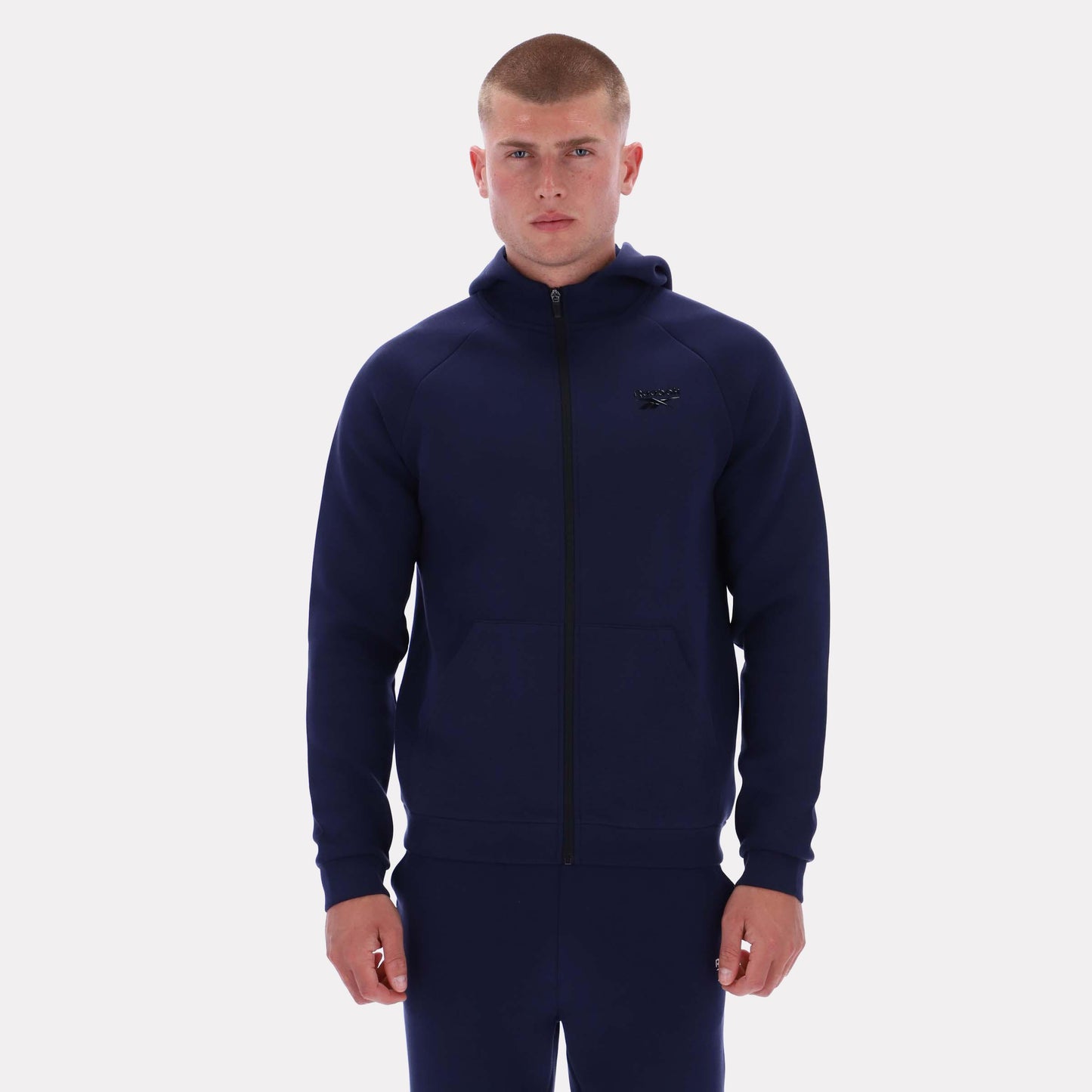 Reebok Apparel Men Core Zip Hoodie VECTOR NAVY