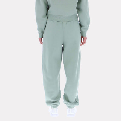 Reebok Apparel Women Varsity Logo Fleece Joggers HYBRID GREEN