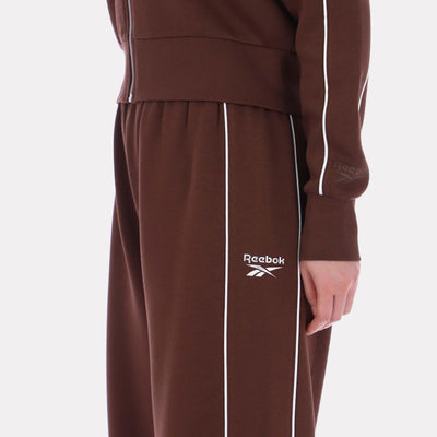Reebok Apparel Women Off-Duty Wide-Leg Pants CAMPUS BROWN