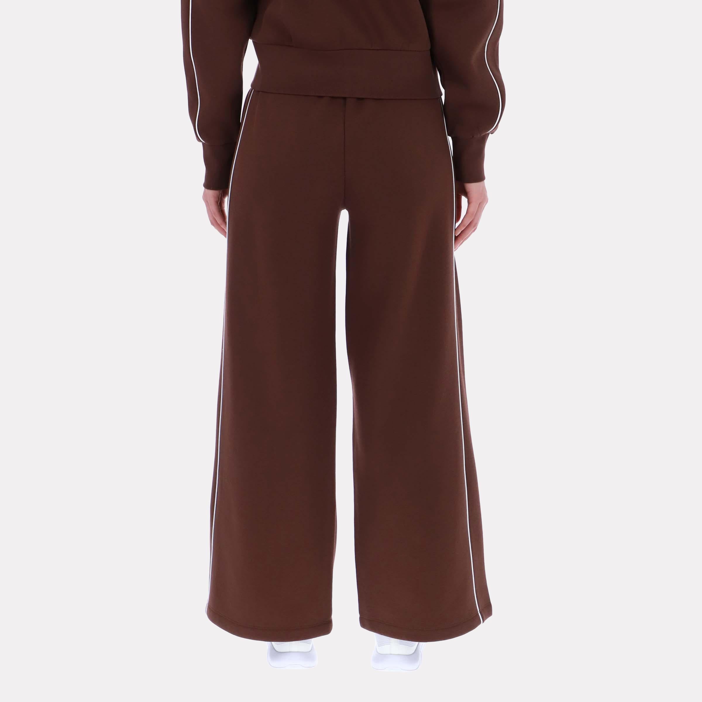 Reebok Apparel Women Off-Duty Wide-Leg Pants CAMPUS BROWN – Reebok