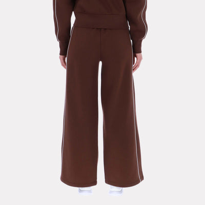 Reebok Apparel Women Off-Duty Wide-Leg Pants CAMPUS BROWN
