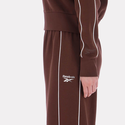 Reebok Apparel Women Off-Duty Wide-Leg Pants CAMPUS BROWN