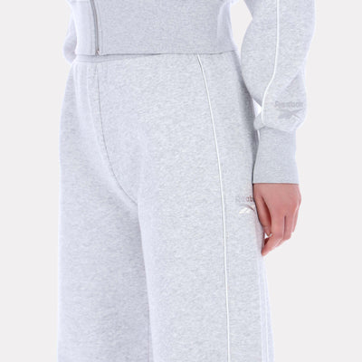 Reebok Apparel Women Off-Duty Wide-Leg Pants SILVER MARL