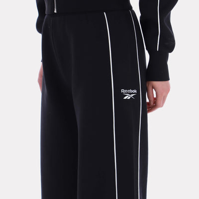 Reebok Apparel Women Off-Duty Wide-Leg Pants BLACK