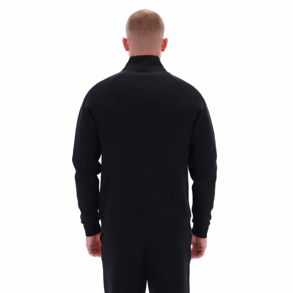 Reebok Apparel Men Core Quarter-Zip Sweatshirt BLACK