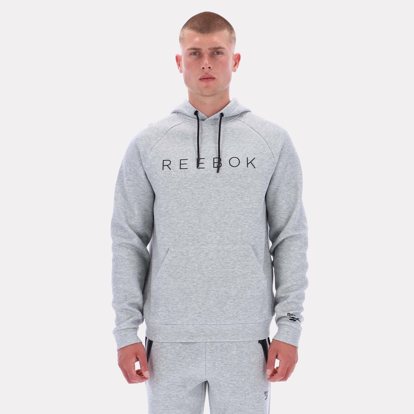 Reebok Apparel Men Reebok Core Hoodie GREY MARL