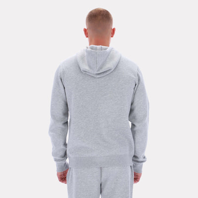 Reebok Apparel Men Essential Logo Hoodie LIGHT GREY MARL